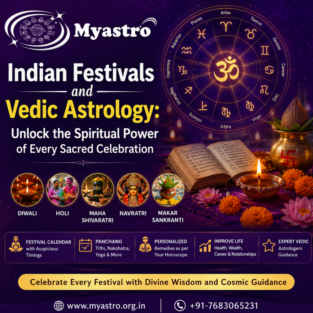 Indian Festivals and Vedic Astrology: Unlock the Spiritual Power of Every Sacred Celebration